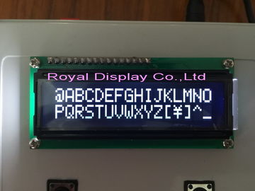 شاشة عرض ملكية بيضاء 16 × 2 شاشة LCD LCD VA للألعاب RYB1602A