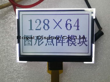 شاشة LCD مصفوفة نقطية مع ST7567A RYG12864E-GFTWWN FSTN أسود إيجابي على أبيض