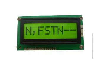 وحدة شاشة LCD ذات أحرف 8x1 STN مع شهادة SGS / ROHS RYB0801A