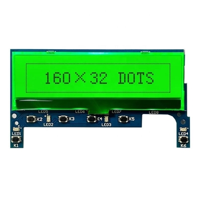 160X32 نقطة مصفوفة LCD لوحة Aip31020 IC سيارة الرسم المتوازي LCD وحدة