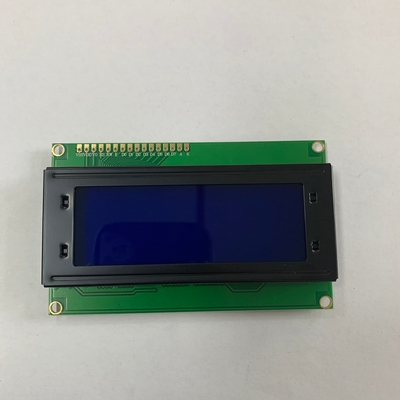 وحدة LCD أحادية اللون 20x4 STN الحرف الأزرق مع الضوء الأسود الأبيض