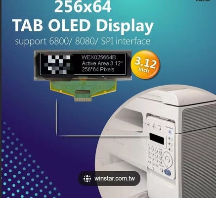 3.12 بوصة شاشة OLED 256 * 64 بكسل وينستار تخصيص بويل مع SSD1322U