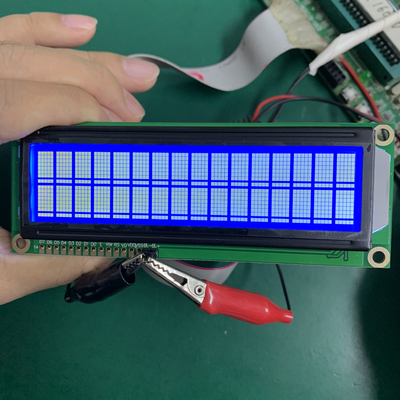 16*2 حرف COG LCD Module 3.3V أحادي اللون I2C مع ST7032I قابلة للتخصيص