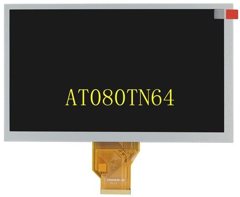 At080tn64 Innolux 8 &quot;LCM 800X480 RGB-stripe Auto Display LCD Panel