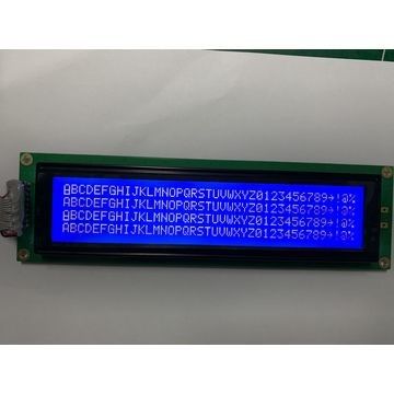 شاشة عرض LCD إيجابية لجزء المصفوفة FSTN بشكل إيجابي 40 × 4 نقاط