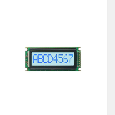 MPU Stn COB LCD Display 8X1 حرف FSTN إيجابي مع إضاءة خلفية LED بيضاء