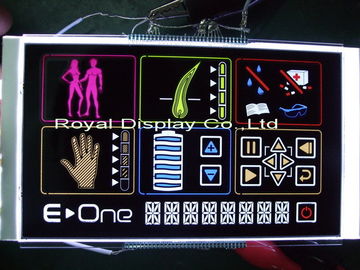 زاوية عرض فائقة الاتساع لوحة LCD مخصصة 3 ألوان طباعة PRYD2003VV-B