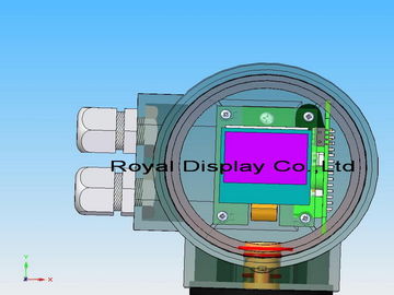 شاشة LCD عاكسة كهربائية ، شاشة عرض رسومية أحادية اللون موثوقية عالية