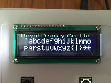 شاشة عرض ملكية بيضاء 16 × 2 شاشة LCD LCD VA للألعاب RYB1602A