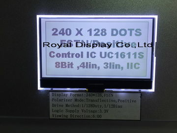 240 * 128 Dots Graphic LCD Module لمكيف الهواء / أتمتة المنزل