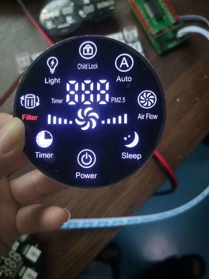 شاشة LED ذات 7 شرائح بتصميم مخصص لشاشة LED للأجهزة المنزلية
