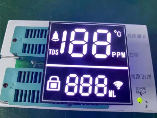 شاشة عرض LED ذات شرائح 7 أنود مشتركة مخصصة شاشة عرض FND مع برنامج تشغيل IC