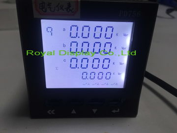 وحدة لوحة LCD أحادية اللون إيجابية FSTN استهلاك منخفض للطاقة