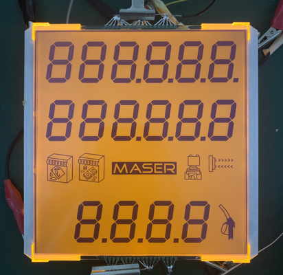 7segment Custom Lcd Panel Display وحدة الرسم مع الإضاءة الخلفية