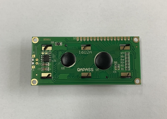 1602 شخصية شاشة LCD أحادية اللون STN زرقاء أبجدية رقمية LCD 16X2