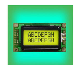 شاشة عرض LCD احترافية 8 × 2 شخصية ، إضاءة خلفية LED بيضاء RYB0802A