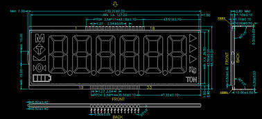 MGD0060RP01-B شاشة LCD تعمل باللمس مع شهادة SGS / ROHS