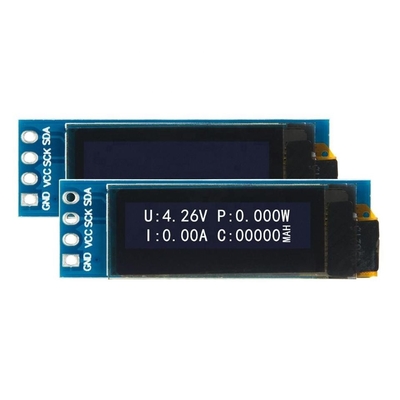 وحدة عرض OLED مقاس 2.42 بوصة وشاشة 128 × 64 نقطة دقة SPI أو واجهة I2C