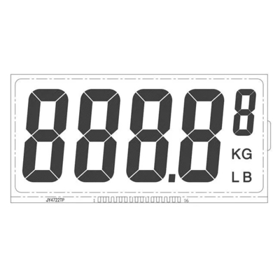 شاشة عرض LCD ذات 7 شرائح أبجدية رقمية واجهة I2C للشاشة الأمامية