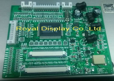 تخصيص لوحة تحكم LOGO LCD VGA ، لوحة تشغيل TFT LCD PCB800068