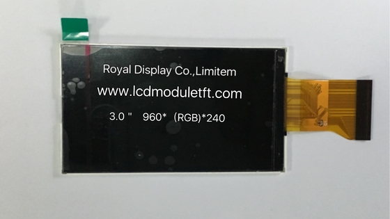 شاشة ملونة 3 بوصة 960x240 TFT LCD Module مع الضوء الأسود الجانبي