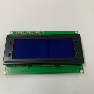 وحدة LCD أحادية اللون 20x4 STN الحرف الأزرق مع الضوء الأسود الأبيض