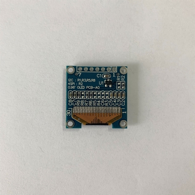 0شاشة OLED ضوئية 96' 128x64 نقطة وحدة LCD مع SSD1306 Driver IC