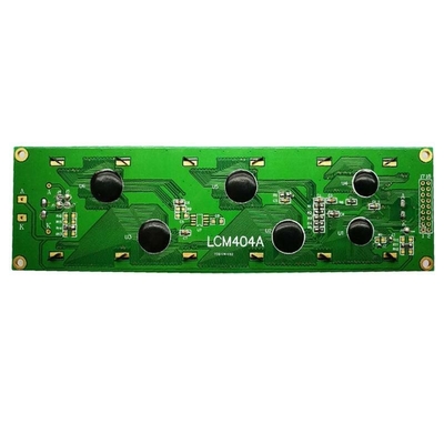 STN Blue Monochrome 40x4 Module LCD Display مع إضاءة خلفية LED