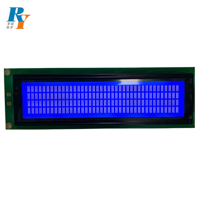 STN Blue Monochrome 40x4 Module LCD Display مع إضاءة خلفية LED