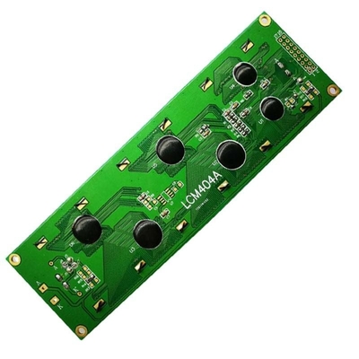 STN Blue Monochrome 40x4 Module LCD Display مع إضاءة خلفية LED