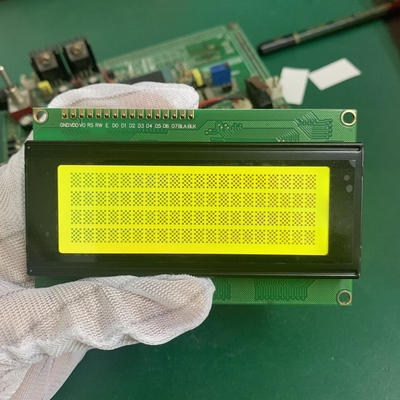 ستان الصفراء أحادي اللون 20X4 حرف 16 دبوس وحدة LCD مع الضوء الخلفي LED
