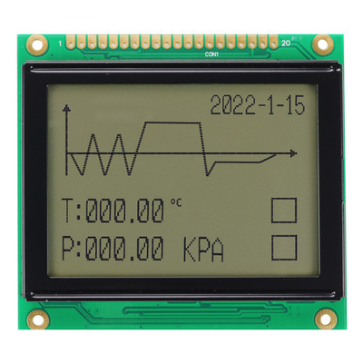6 ساعة عرض 128X64 نقطة وحدات LCD الرسومية مع واجهة MPU 8 بت