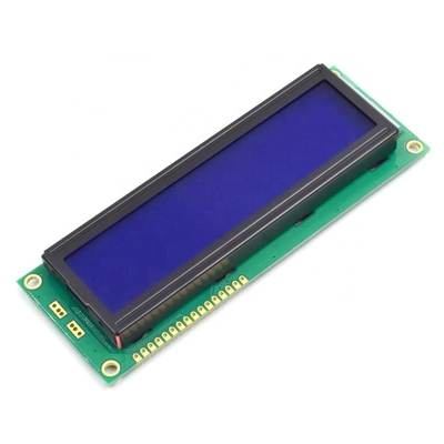 5 فولت ضوء خلفي أبيض 16x2 حرف STN شاشة LCD سلبية زرقاء مع AIP31066 IC