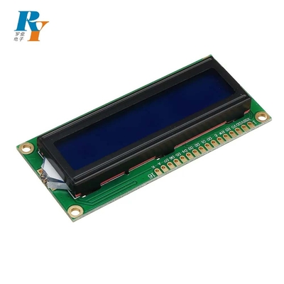 5 فولت ضوء خلفي أبيض 16x2 حرف STN شاشة LCD سلبية زرقاء مع AIP31066 IC