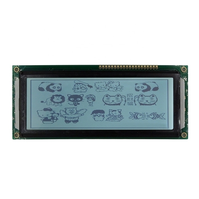 192X64 نقطة FSTN وحدات العرض LCD الرسومية المنعكسة أحادية اللون الإيجابية