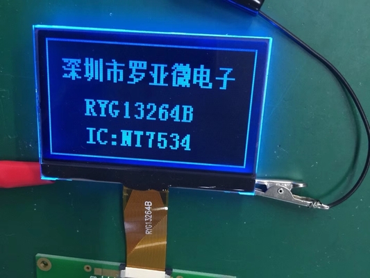 DFSTN وحدة LCD ناقلة سلبية أحمر 3.0v مع NT7534IC