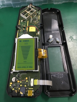 160*80 STN LCD Module أصفر أخضر مع IC 1698U أحادي اللون استهلاك طاقة منخفض