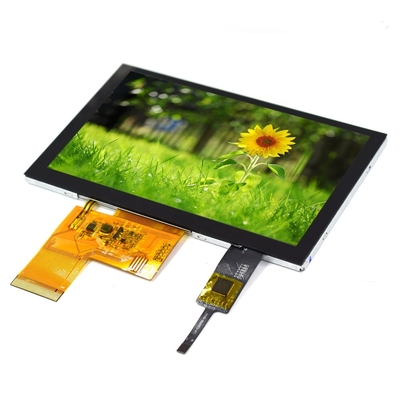 5 بوصات TFT LCD نصف عاكسة 800*RGB*480 عرض حر مع JD9165A-B CTP