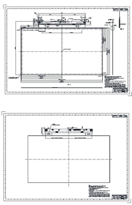 23.6 بوصة TFT LCD Module Innolux 1366 * 768 RGB 3000: 1 نسبة تباين عالية