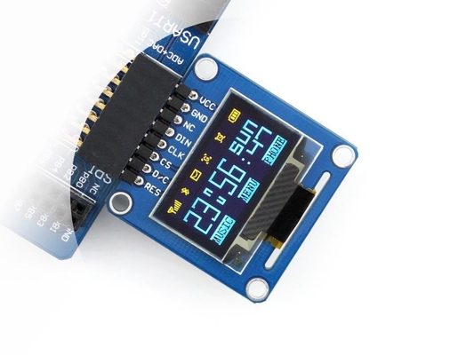 1.29' 1.3' OLED LCD Module 128*64 أحمر أحمر عرض حر