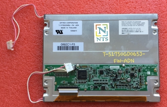 6.5 " TFT LCD Module OPTREX 640 * 480 درجة حرارة واسعة متوازية RGB 6 بت 31 دبوس
