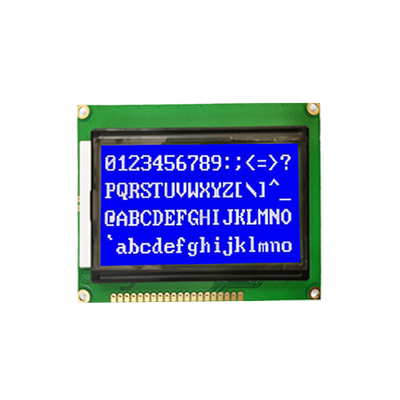 64 * 32 وحدة LCD الرسومية ST7920 مع الضوء الخلفي الشاشة الصناعية القابلة للتخصيص درجة حرارة واسعة