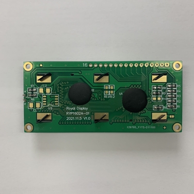 16*2 TN STN وحدة LCD مع استخدام PCB الصناعي