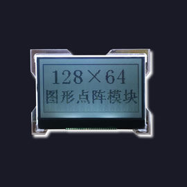 شاشة LCD ذات اللون الأخضر COG LCD MODULE مع لوحة LCD أحادية بدقة 128 * 64 بكسل