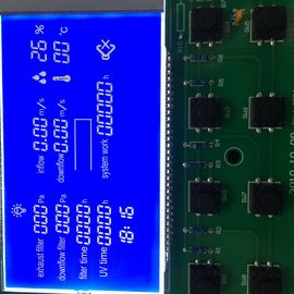 سلبي سلبي Stn أحادي اللون Lcd Module Cob Rohs Sgs Long Life