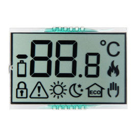 شاشة عرض LCD أحادية اللون إيجابية انتقالية TN لمقياس الحرارة