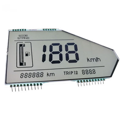 7 قطع دراجة نارية عداد السرعة TN شاشة LCD انعكاسية