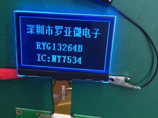 DFSTN Transmissive 132x64 Dots COG أحادية اللون الرسومية وحدة LCD