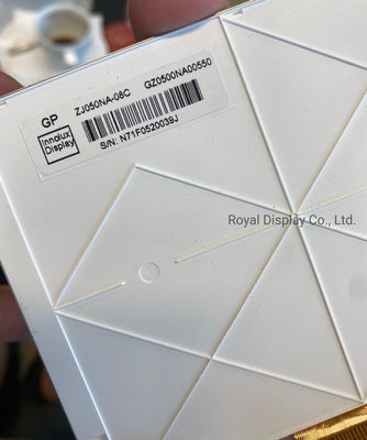 640x480 24 بت RGB 50pin FPC TFT لوحة LCD 250nits Zj050na-08c 5 "