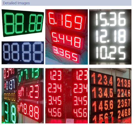 فيلم المستقطب 7 شرائح شاشة LED رقمية TN / STN / FSTN أحادية اللون 4 بوصة